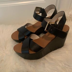Brand New Never worn Michael Kors Wedge Heels!!
